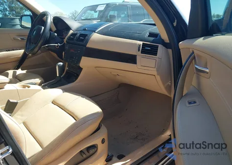 2008 BMW X3 3.0Si z USA, uszkodzony, nr VIN WBXPC93478WJ16249